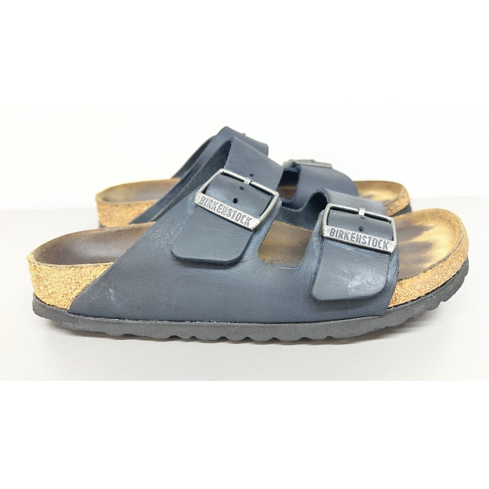 Birkenstock Arizona Blue Oiled Leather Sandals Womens 6 US /37 Reg